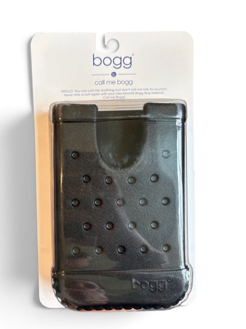 Bogg Call Me Bogg Phone Holder Black NEW